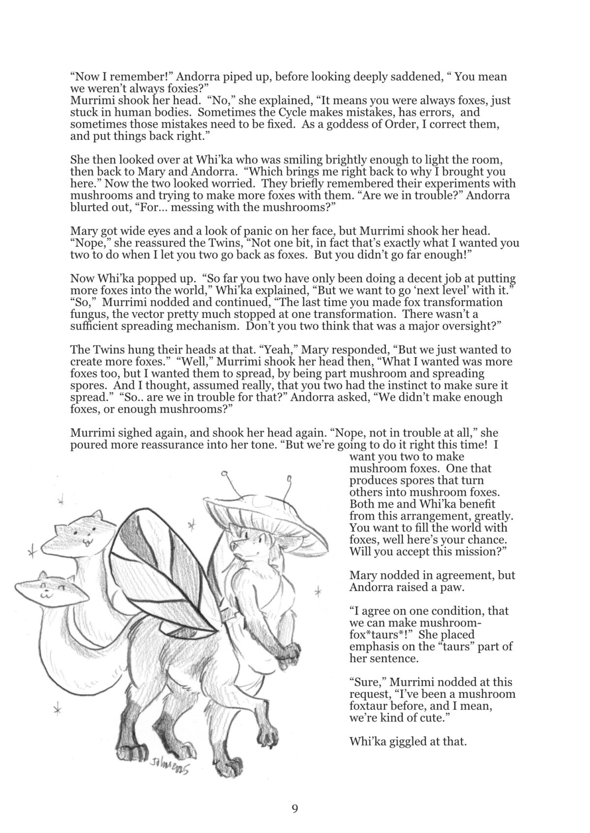 Of Mushrooms and of foxes 9