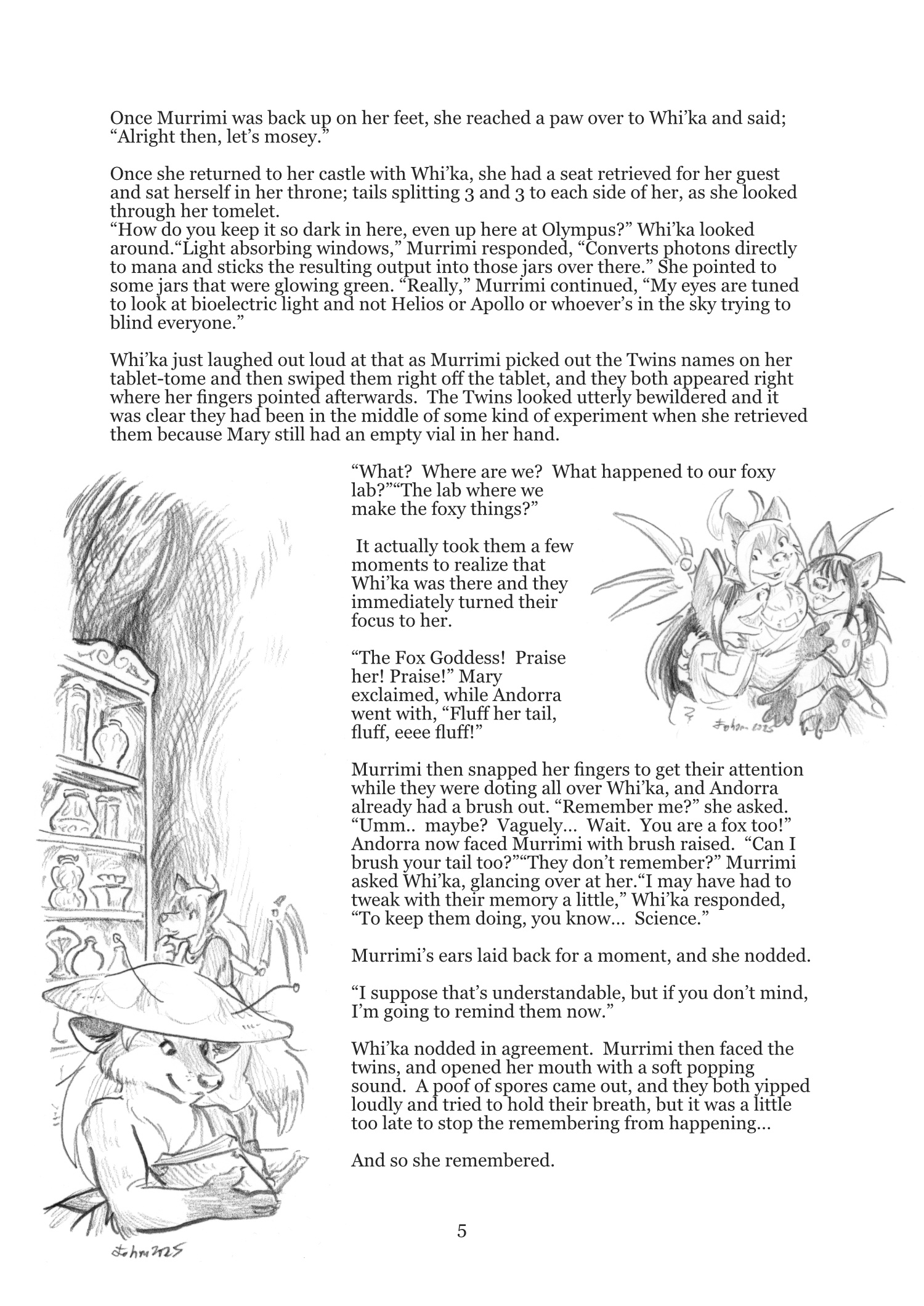 Of Mushrooms and of foxes 5