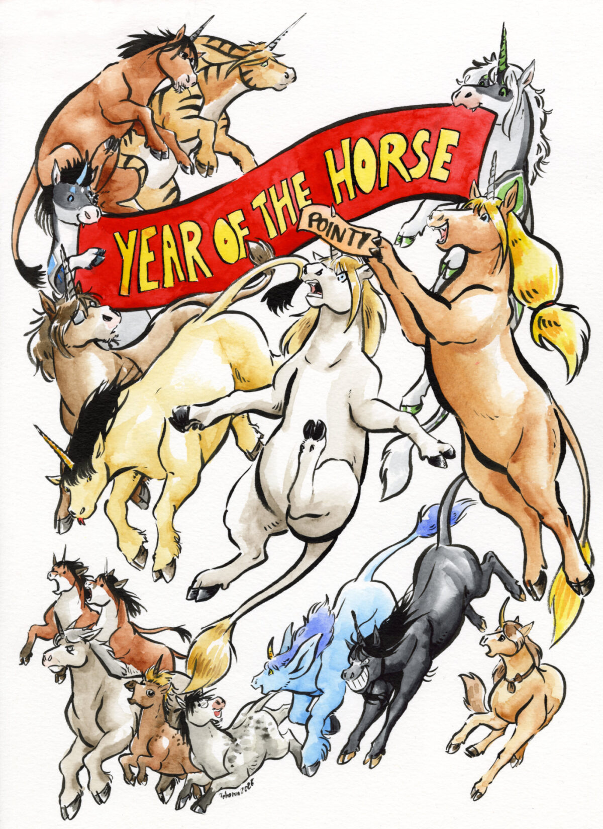 Year of the pointy horse
