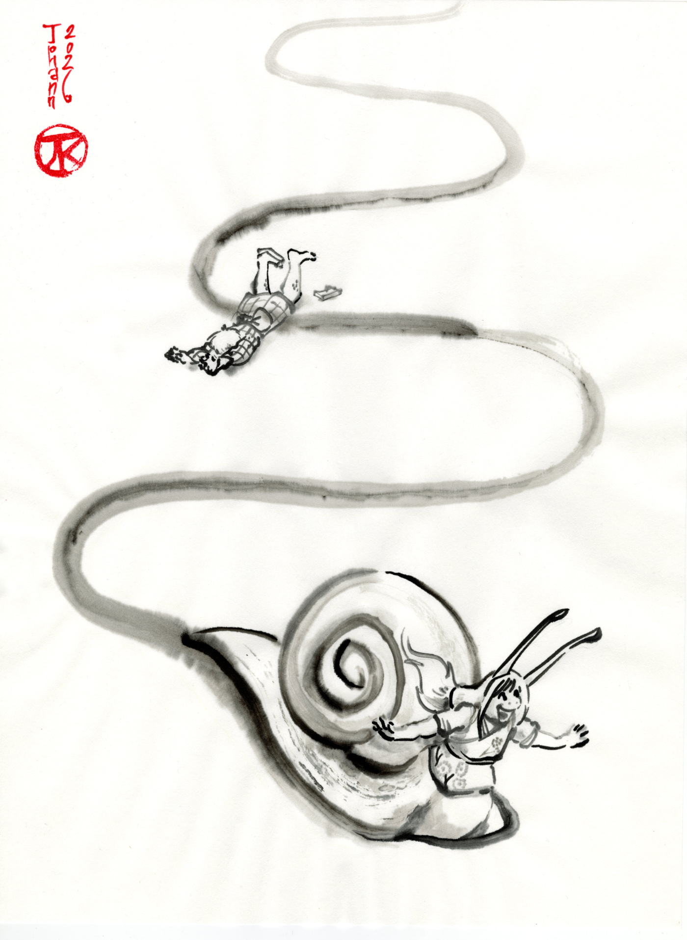 Snail’s pace
