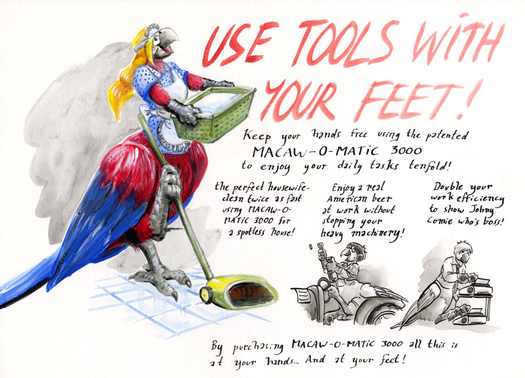 Macaw-o-matic
